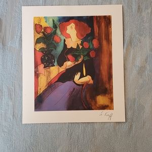 Linda Le Kinff, Magali au Bouquet seriolithograph